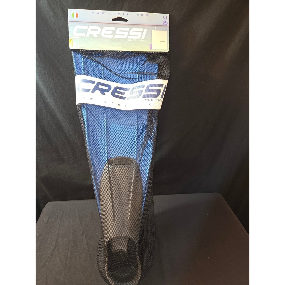 Cressi Palau‎ Long Fins Snorkeling Swimming Diving Gear Blue Black New